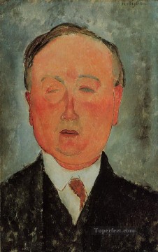 Amedeo Modigliani Painting - the man with the monocle Amedeo Modigliani